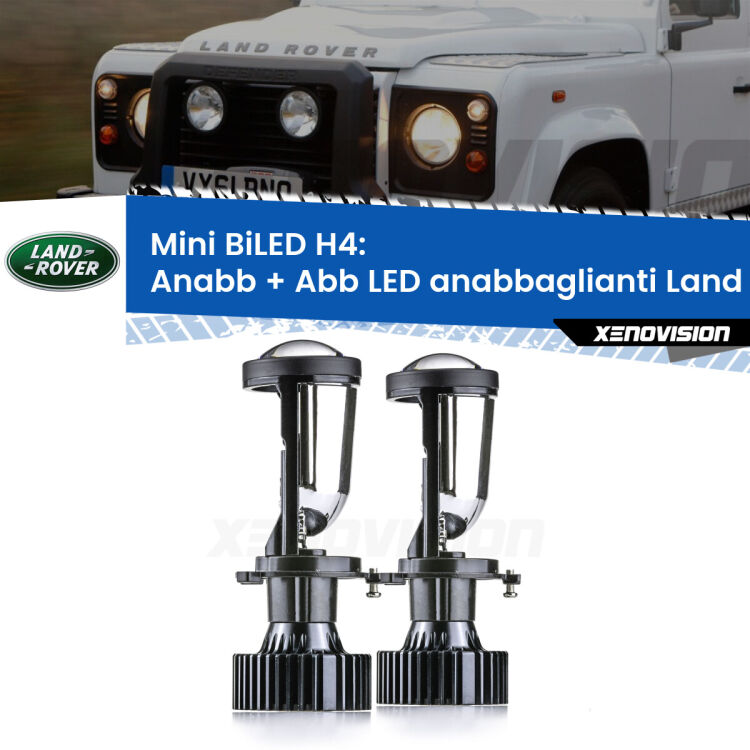 Belli nel faro da spenti e fenomenali da accesi. Trasforma il faro della tua Land rover Defender</strong> L316 1998 - 2016 in un potente lenticolare Bi-LED. Qualità Massima.