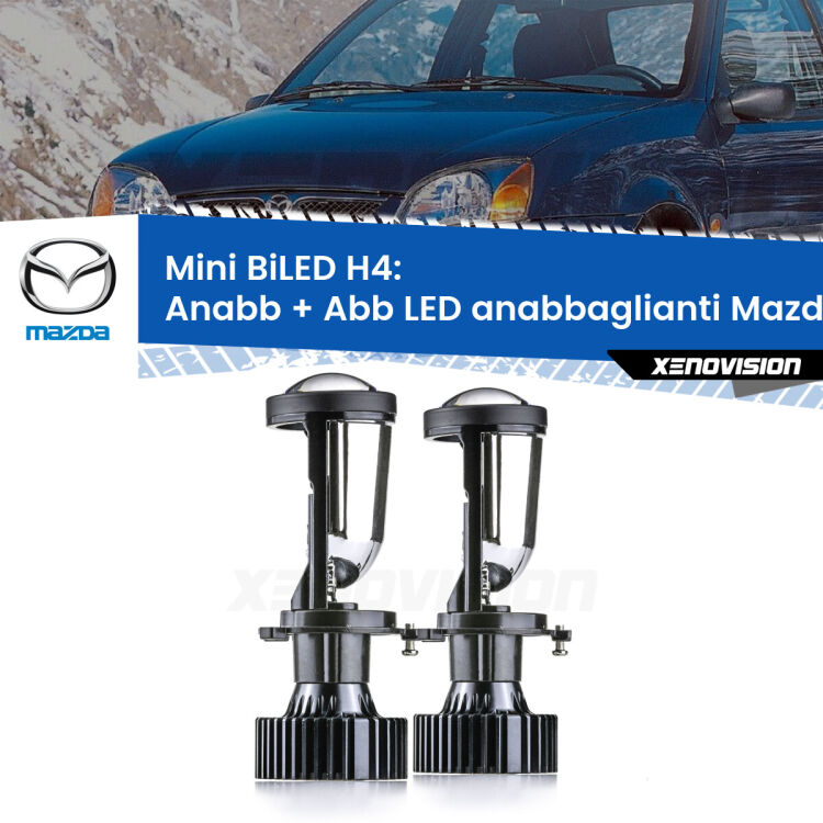 Belli nel faro da spenti e fenomenali da accesi. Trasforma il faro della tua Mazda 121 I</strong> DA 1987 - 1990 in un potente lenticolare Bi-LED. Qualità Massima.