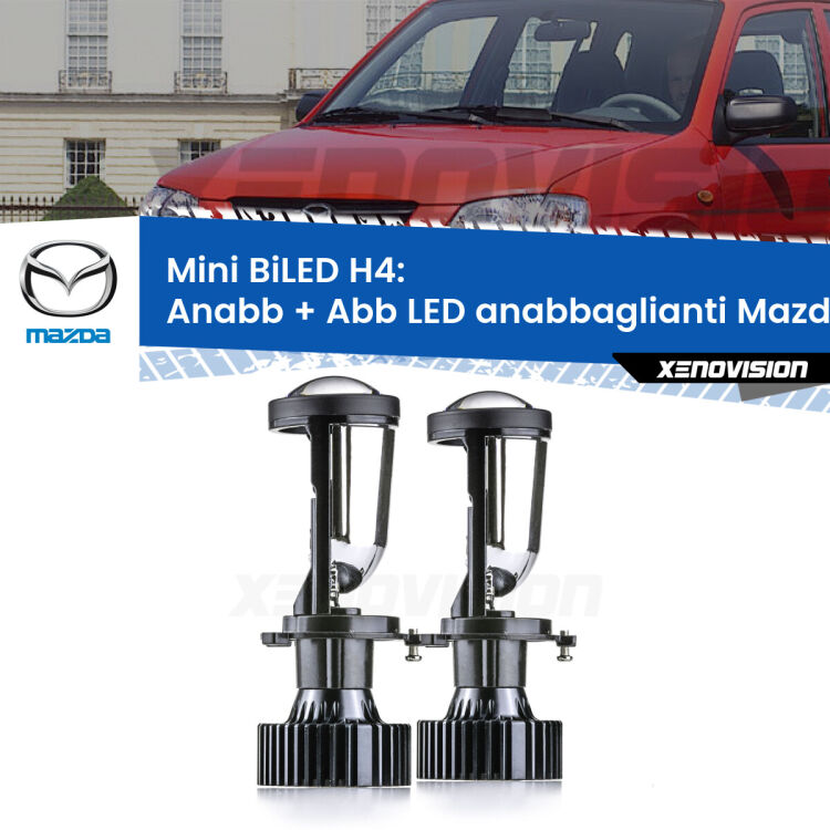 Belli nel faro da spenti e fenomenali da accesi. Trasforma il faro della tua Mazda Demio</strong>  1998 - 2003 in un potente lenticolare Bi-LED. Qualità Massima.