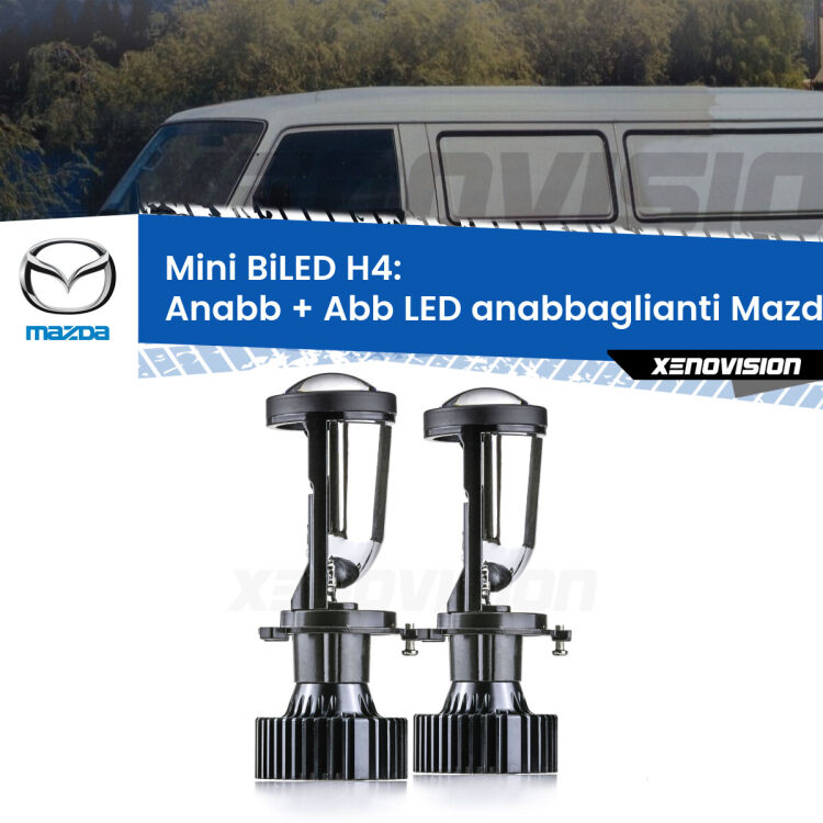 Belli nel faro da spenti e fenomenali da accesi. Trasforma il faro della tua Mazda E-serie</strong> SR2 1985 - 2003 in un potente lenticolare Bi-LED. Qualità Massima.