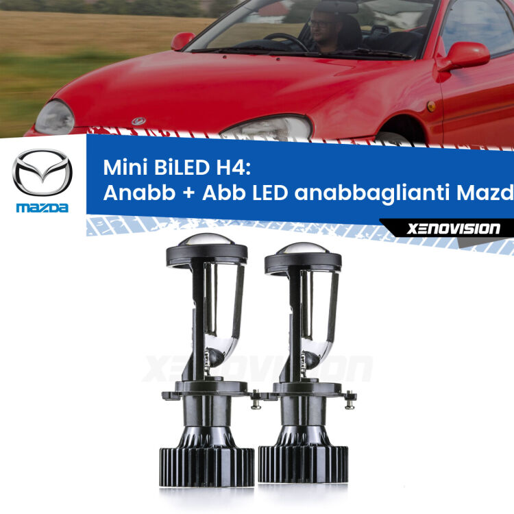 Belli nel faro da spenti e fenomenali da accesi. Trasforma il faro della tua Mazda MX-3</strong>  1991 - 1998 in un potente lenticolare Bi-LED. Qualità Massima.