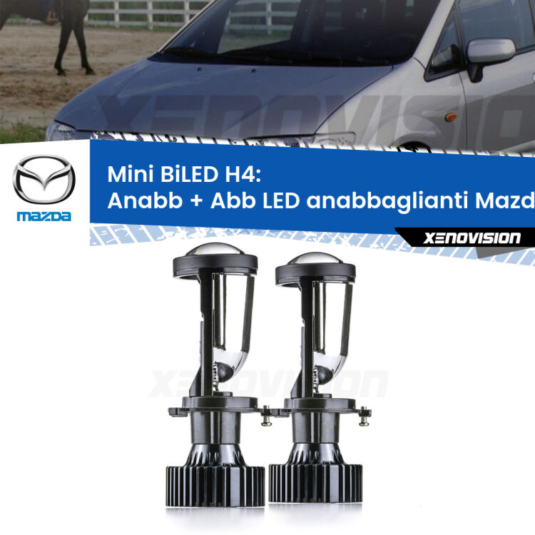 Belli nel faro da spenti e fenomenali da accesi. Trasforma il faro della tua Mazda Premacy</strong>  1999 - 2005 in un potente lenticolare Bi-LED. Qualità Massima.