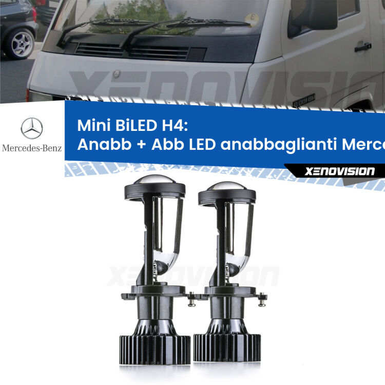 Belli nel faro da spenti e fenomenali da accesi. Trasforma il faro della tua Mercedes 100</strong> 631 1988 - 1996 in un potente lenticolare Bi-LED. Qualità Massima.