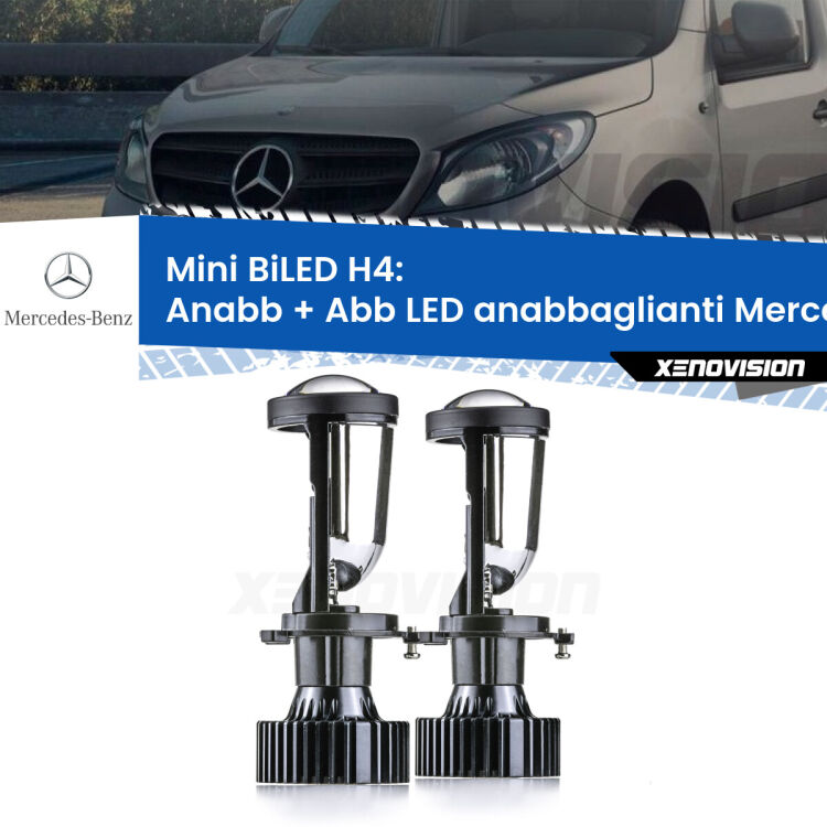 Belli nel faro da spenti e fenomenali da accesi. Trasforma il faro della tua Mercedes Citan</strong> 415 2012 in poi in un potente lenticolare Bi-LED. Qualità Massima.