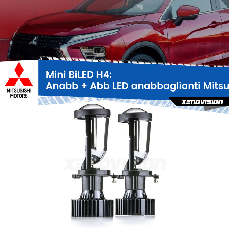 Belli nel faro da spenti e fenomenali da accesi. Trasforma il faro della tua Mitsubishi Eclipse I</strong> D21A 1991 - 1995 in un potente lenticolare Bi-LED. Qualità Massima.