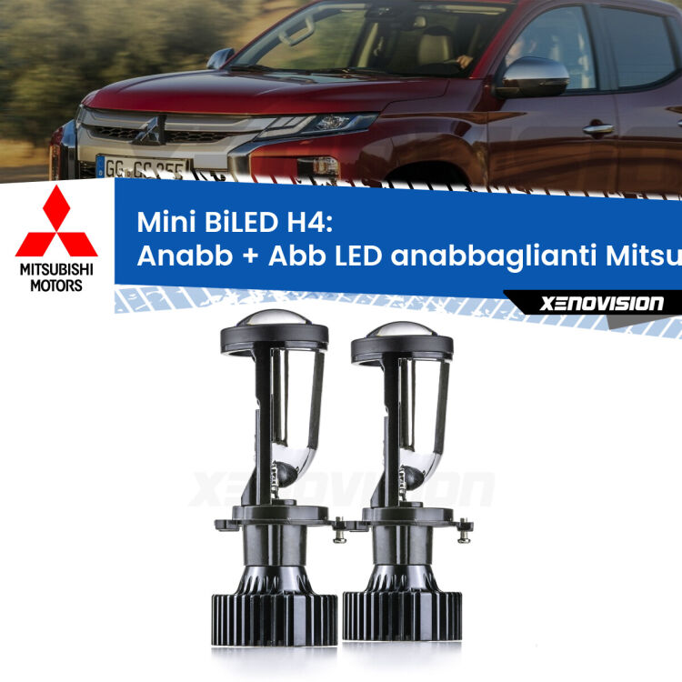 Belli nel faro da spenti e fenomenali da accesi. Trasforma il faro della tua Mitsubishi L200</strong> Mk2 1986 - 1996 in un potente lenticolare Bi-LED. Qualità Massima.