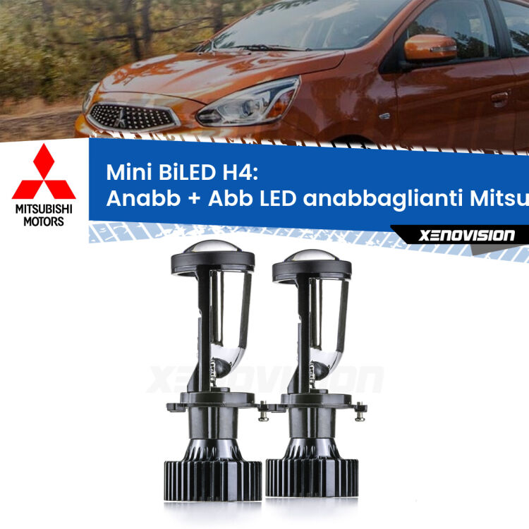 Belli nel faro da spenti e fenomenali da accesi. Trasforma il faro della tua Mitsubishi Mirage</strong> A10 2013 in poi in un potente lenticolare Bi-LED. Qualità Massima.