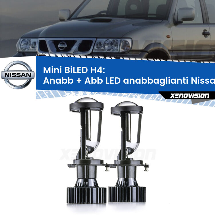 Belli nel faro da spenti e fenomenali da accesi. Trasforma il faro della tua Nissan Terrano II</strong> R50 1997 - 2004 in un potente lenticolare Bi-LED. Qualità Massima.