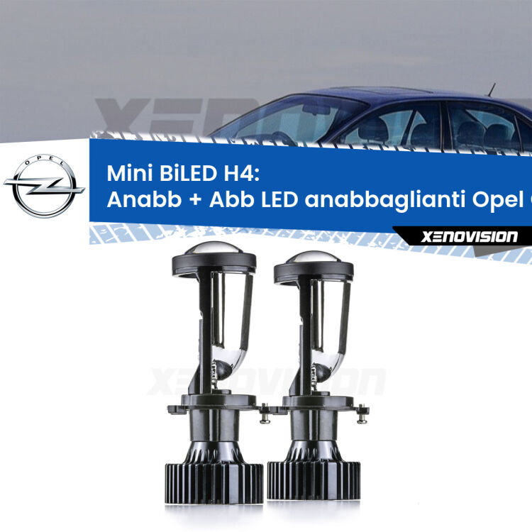 Belli nel faro da spenti e fenomenali da accesi. Trasforma il faro della tua Opel Omega A</strong> V87 1986 - 1994 in un potente lenticolare Bi-LED. Qualità Massima.