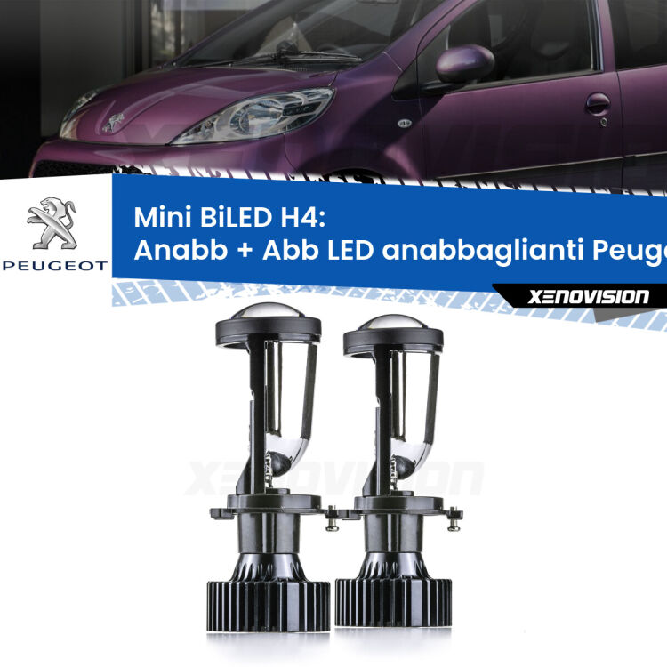 Belli nel faro da spenti e fenomenali da accesi. Trasforma il faro della tua Peugeot 107</strong>  2005 - 2014 in un potente lenticolare Bi-LED. Qualità Massima.