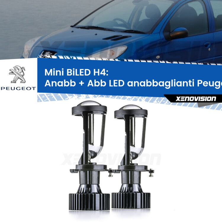 Belli nel faro da spenti e fenomenali da accesi. Trasforma il faro della tua Peugeot 206</strong>  1998 - 2002 in un potente lenticolare Bi-LED. Qualità Massima.