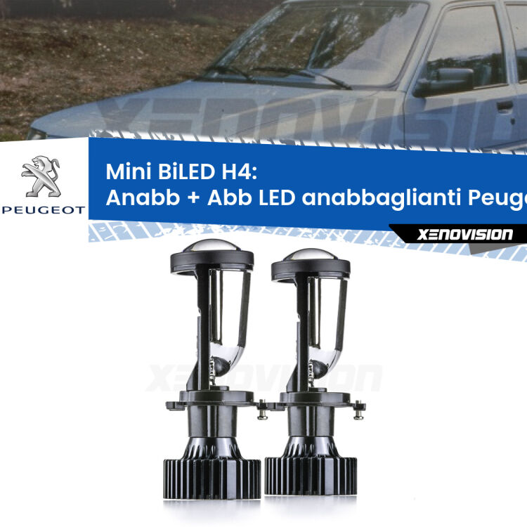 Belli nel faro da spenti e fenomenali da accesi. Trasforma il faro della tua Peugeot 309</strong>  1989 - 1993 in un potente lenticolare Bi-LED. Qualità Massima.