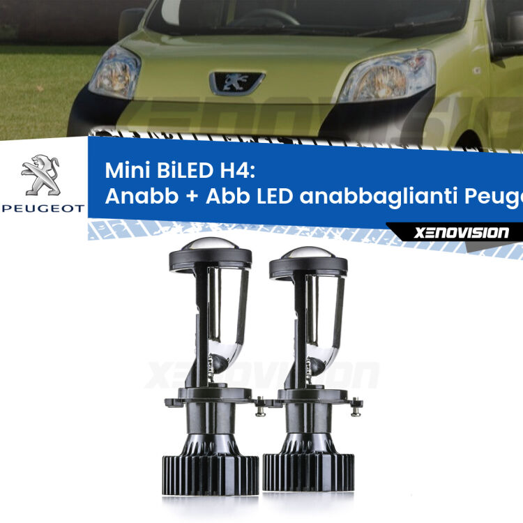 Belli nel faro da spenti e fenomenali da accesi. Trasforma il faro della tua Peugeot Bipper</strong>  2008 in poi in un potente lenticolare Bi-LED. Qualità Massima.