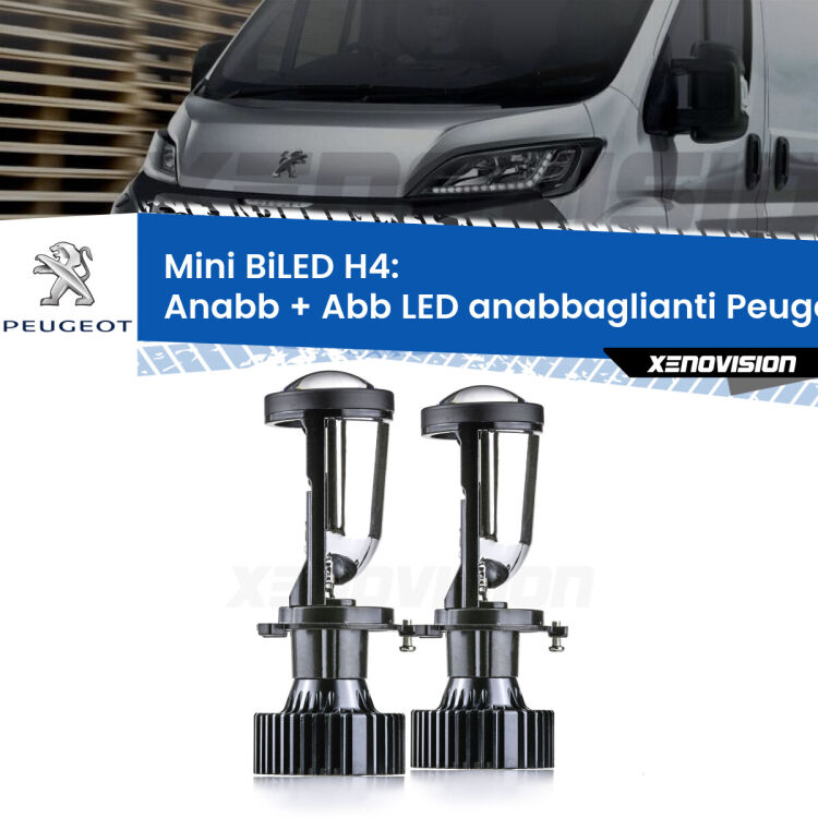 Belli nel faro da spenti e fenomenali da accesi. Trasforma il faro della tua Peugeot Boxer</strong> Mk1 1994 - 2002 in un potente lenticolare Bi-LED. Qualità Massima.