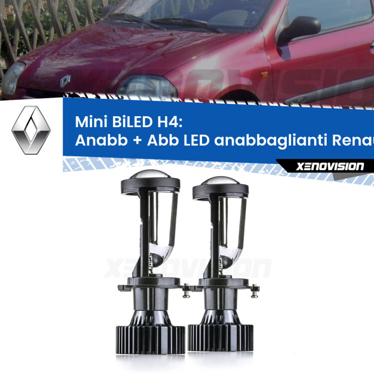 Belli nel faro da spenti e fenomenali da accesi. Trasforma il faro della tua Renault Clio II</strong> Mk2 a parabola singola in un potente lenticolare Bi-LED. Qualità Massima.