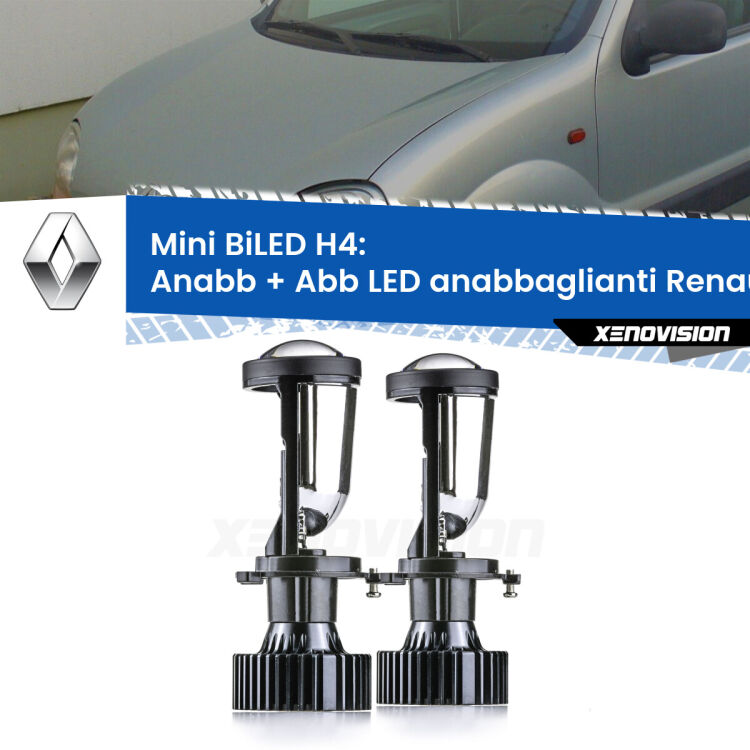 Belli nel faro da spenti e fenomenali da accesi. Trasforma il faro della tua Renault Kangoo I</strong> KC/KC 1997 - 2006 in un potente lenticolare Bi-LED. Qualità Massima.