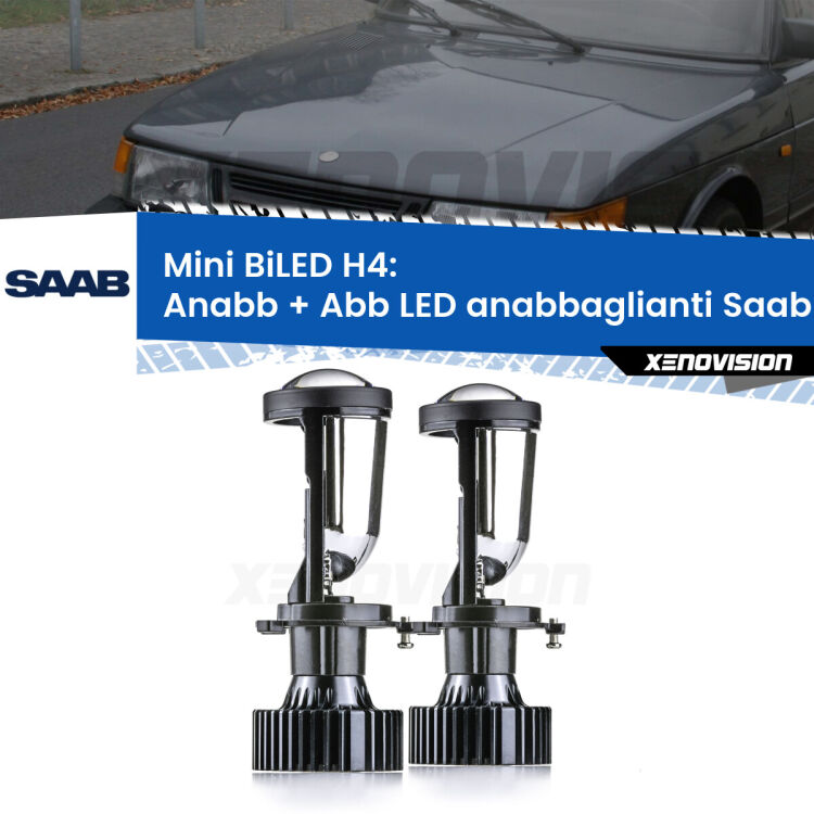 Belli nel faro da spenti e fenomenali da accesi. Trasforma il faro della tua Saab 900</strong>  1993 - 1998 in un potente lenticolare Bi-LED. Qualità Massima.