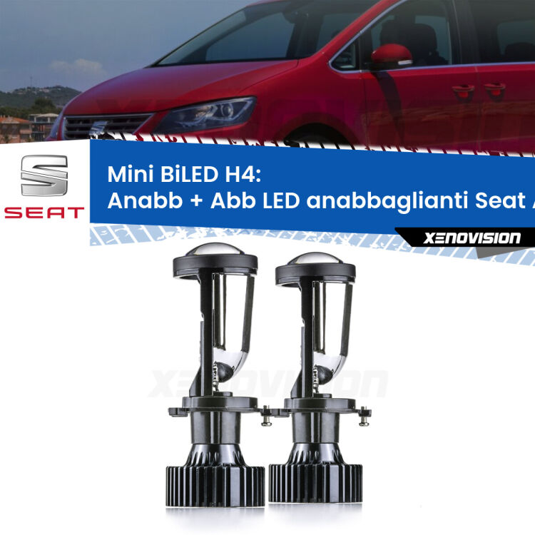 Belli nel faro da spenti e fenomenali da accesi. Trasforma il faro della tua Seat Alhambra</strong> 7M 1996 - 2000 in un potente lenticolare Bi-LED. Qualità Massima.