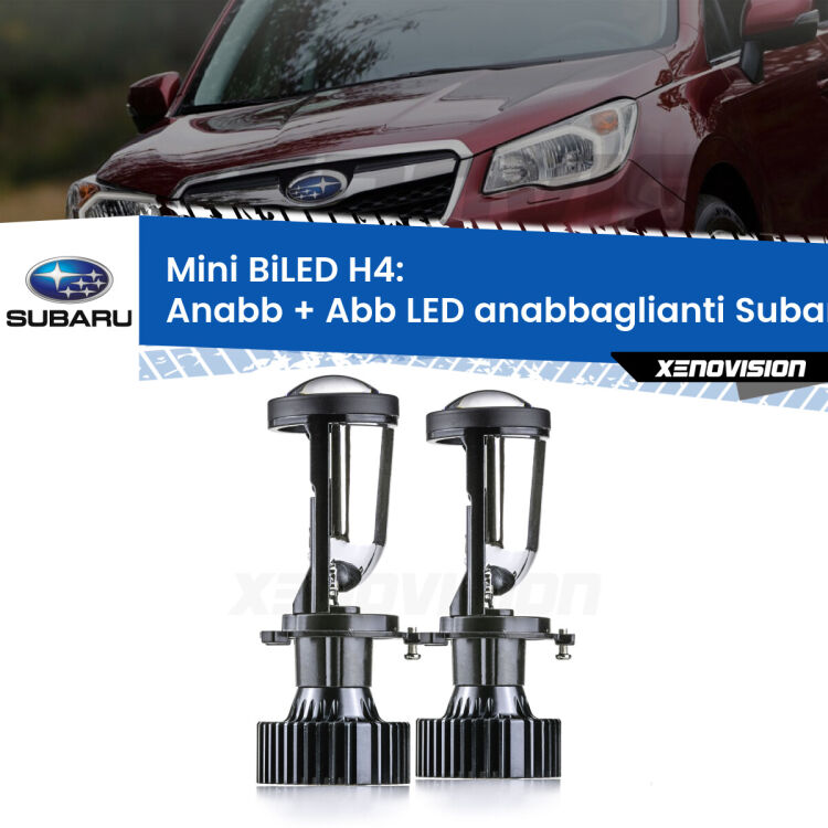 Belli nel faro da spenti e fenomenali da accesi. Trasforma il faro della tua Subaru Forester</strong> SF 1997 - 2002 in un potente lenticolare Bi-LED. Qualità Massima.