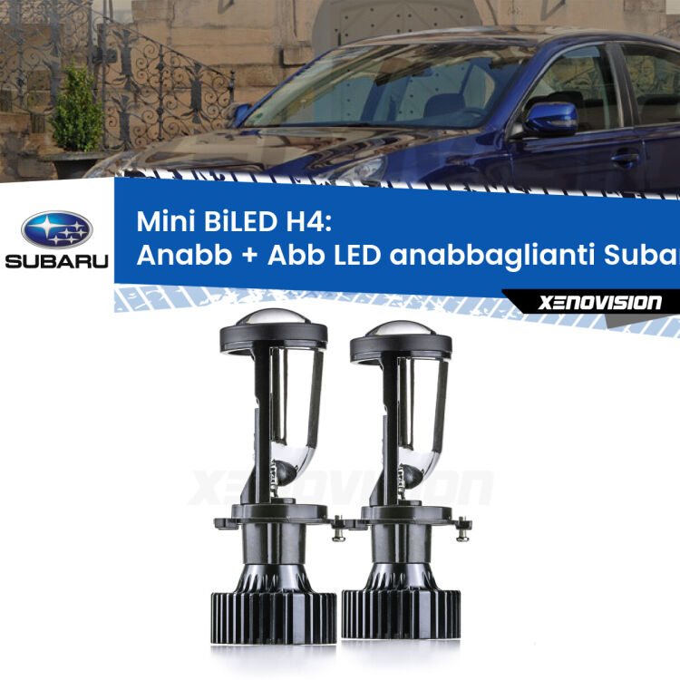 Belli nel faro da spenti e fenomenali da accesi. Trasforma il faro della tua Subaru Legacy II</strong> Mk2 1994 - 1999 in un potente lenticolare Bi-LED. Qualità Massima.