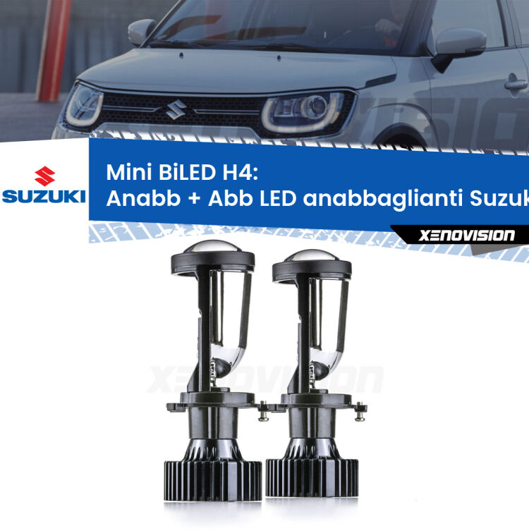 Belli nel faro da spenti e fenomenali da accesi. Trasforma il faro della tua Suzuki Ignis I</strong> FH 2000 - 2005 in un potente lenticolare Bi-LED. Qualità Massima.