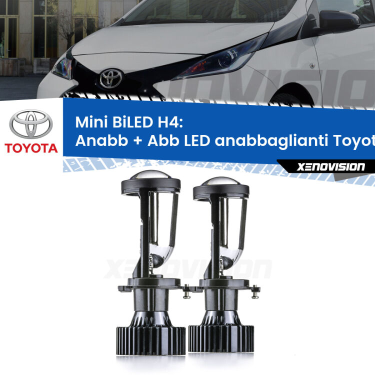 Belli nel faro da spenti e fenomenali da accesi. Trasforma il faro della tua Toyota Aygo</strong> B1 2005 - 2014 in un potente lenticolare Bi-LED. Qualità Massima.