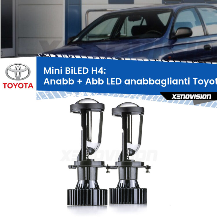 Belli nel faro da spenti e fenomenali da accesi. Trasforma il faro della tua Toyota Carina E</strong>  1992 - 1997 in un potente lenticolare Bi-LED. Qualità Massima.