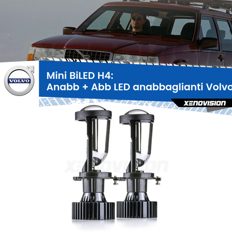 Belli nel faro da spenti e fenomenali da accesi. Trasforma il faro della tua Volvo 940 I</strong> 944 1990 - 1994 in un potente lenticolare Bi-LED. Qualità Massima.