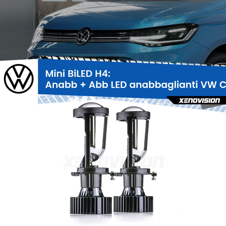 Belli nel faro da spenti e fenomenali da accesi. Trasforma il faro della tua VW Caddy V</strong>  mono parabola in un potente lenticolare Bi-LED. Qualità Massima.