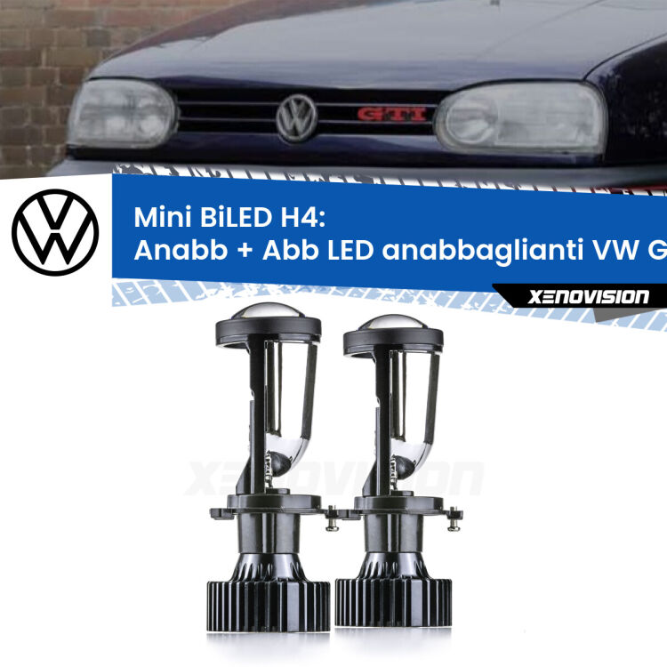 Belli nel faro da spenti e fenomenali da accesi. Trasforma il faro della tua VW Golf 3</strong>  a parabola singola in un potente lenticolare Bi-LED. Qualità Massima.