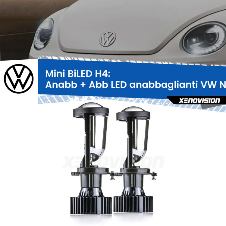 Belli nel faro da spenti e fenomenali da accesi. Trasforma il faro della tua VW New Beetle</strong> II 2011 - 2019 in un potente lenticolare Bi-LED. Qualità Massima.