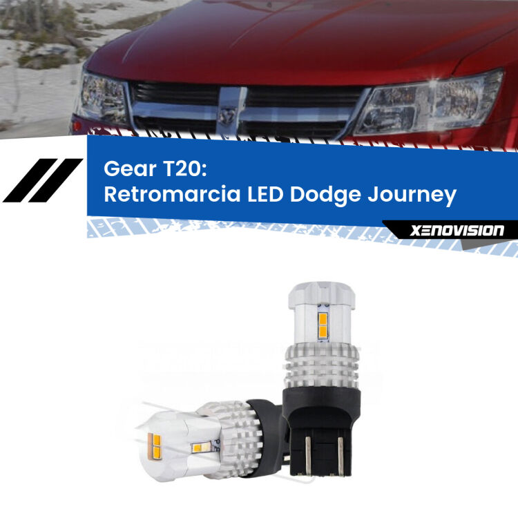 <strong>LED T20 </strong><strong>retromarcia</strong> <strong>Dodge</strong> <strong>Journey </strong> restyling. Coppia LED effetto Stealth, ottima resa in ogni direzione, Qualità Massima.