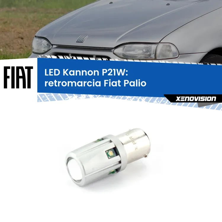 <strong>LED per Retromarcia Fiat Palio  1996 - 2003.</strong>Lampadina P21W con una poderosa illuminazione frontale rafforzata da 5 potenti chip laterali.