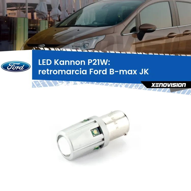 <strong>LED per Retromarcia Ford B-max JK 2012 in poi.</strong>Lampadina P21W con una poderosa illuminazione frontale rafforzata da 5 potenti chip laterali.