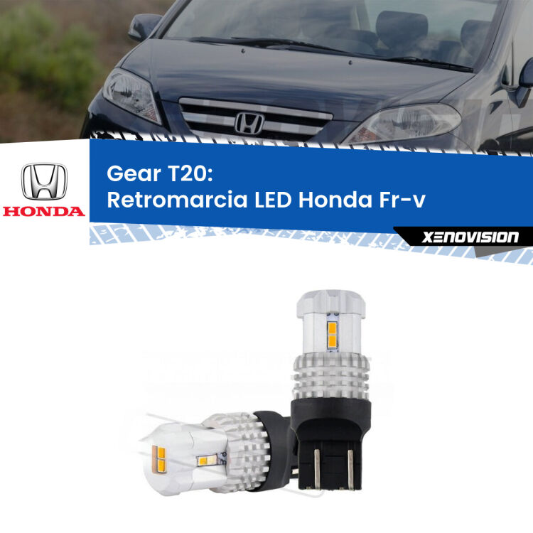 <strong>LED T20 </strong><strong>retromarcia</strong> <strong>Honda</strong> <strong>Fr-v </strong> 2004 - 2009. Coppia LED effetto Stealth, ottima resa in ogni direzione, Qualità Massima.