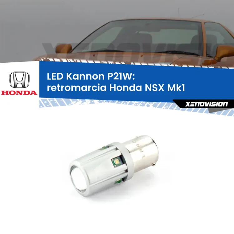 <strong>LED per Retromarcia Honda NSX Mk1 1990 - 2005.</strong>Lampadina P21W con una poderosa illuminazione frontale rafforzata da 5 potenti chip laterali.