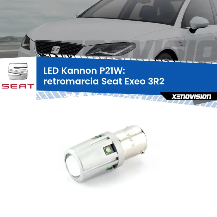 <strong>LED per Retromarcia Seat Exeo 3R2 2008 - 2013.</strong>Lampadina P21W con una poderosa illuminazione frontale rafforzata da 5 potenti chip laterali.