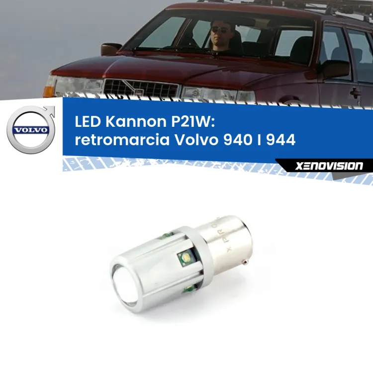 <strong>LED per Retromarcia Volvo 940 I 944 1990 - 1994.</strong>Lampadina P21W con una poderosa illuminazione frontale rafforzata da 5 potenti chip laterali.