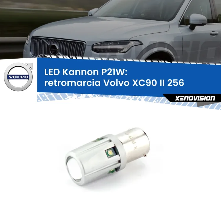 <strong>LED per Retromarcia Volvo XC90 II 256 2014 - 2019.</strong>Lampadina P21W con una poderosa illuminazione frontale rafforzata da 5 potenti chip laterali.