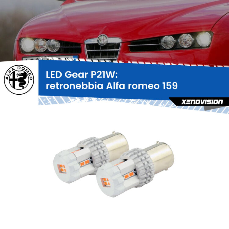 <p>Coppia <strong>LED P21W Rossi per </strong><strong>Retronebbia</strong> <strong>Alfa romeo</strong> <strong>159 </strong> 2005 - 2012: ultracompatti, illuminazione a 360 gradi e Canbus. Qualità Massima.</p>
<div> </div>