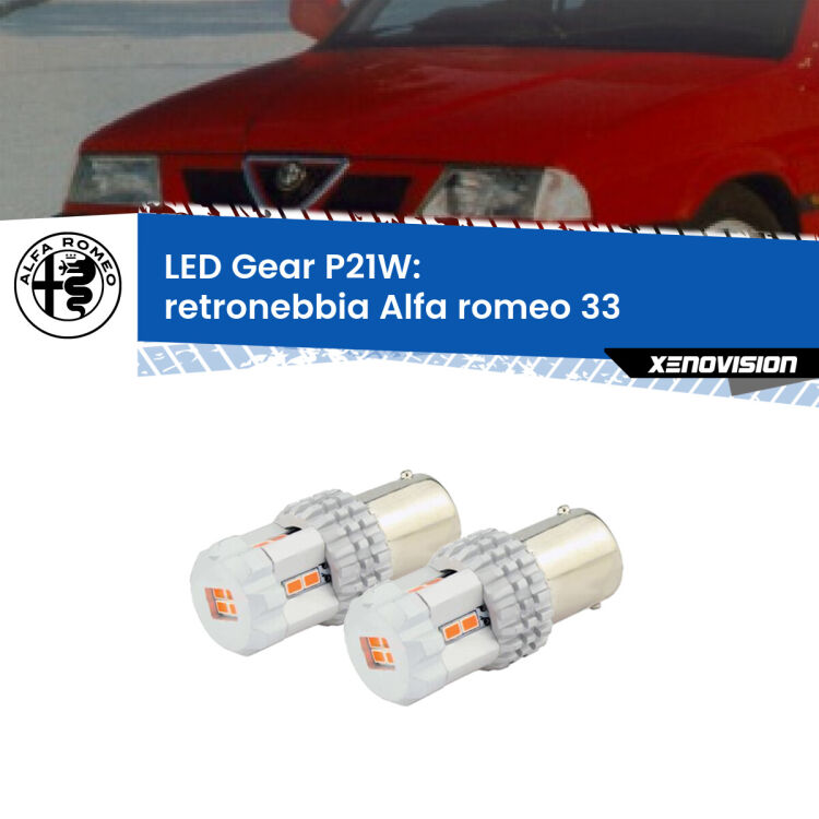 <p>Coppia <strong>LED P21W Rossi per </strong><strong>Retronebbia</strong> <strong>Alfa romeo</strong> <strong>33 </strong> 1990 - 1994: ultracompatti, illuminazione a 360 gradi e Canbus. Qualità Massima.</p>
<div> </div>