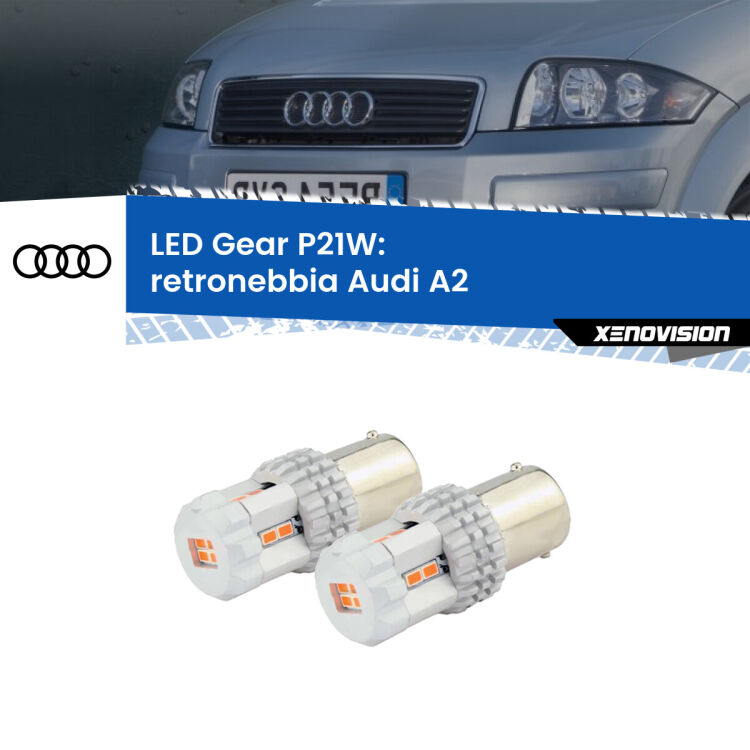 <p>Coppia <strong>LED P21W Rossi per </strong><strong>Retronebbia</strong> <strong>Audi</strong> <strong>A2 </strong> 2000 - 2005: ultracompatti, illuminazione a 360 gradi e Canbus. Qualità Massima.</p>
<div> </div>