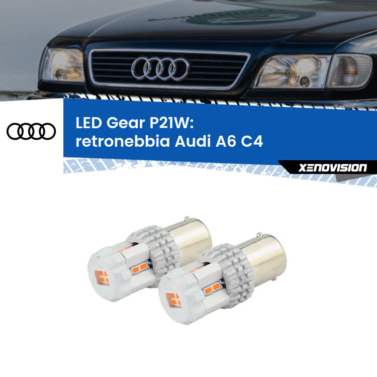 <p>Coppia <strong>LED P21W Rossi per </strong><strong>Retronebbia</strong> <strong>Audi</strong> <strong>A6 </strong>(C4) 1994 - 1997: ultracompatti, illuminazione a 360 gradi e Canbus. Qualità Massima.</p>
<div> </div>