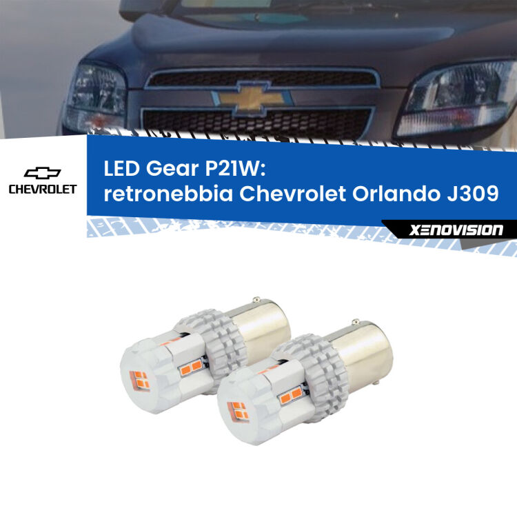 <p>Coppia <strong>LED P21W Rossi per </strong><strong>Retronebbia</strong> <strong>Chevrolet</strong> <strong>Orlando </strong>(J309) 2011 - 2019: ultracompatti, illuminazione a 360 gradi e Canbus. Qualità Massima.</p>
<div> </div>