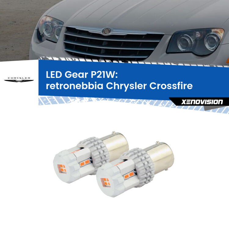 <p>Coppia <strong>LED P21W Rossi per </strong><strong>Retronebbia</strong> <strong>Chrysler</strong> <strong>Crossfire </strong> 2003 - 2007: ultracompatti, illuminazione a 360 gradi e Canbus. Qualità Massima.</p>
<div> </div>