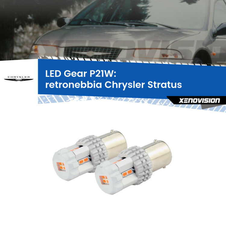 <p>Coppia <strong>LED P21W Rossi per </strong><strong>Retronebbia</strong> <strong>Chrysler</strong> <strong>Stratus </strong> 1995 - 2001: ultracompatti, illuminazione a 360 gradi e Canbus. Qualità Massima.</p>
<div> </div>