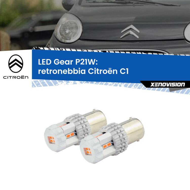 <p>Coppia <strong>LED P21W Rossi per </strong><strong>Retronebbia</strong> <strong>Citroën</strong> <strong>C1 </strong> 2005 - 2013: ultracompatti, illuminazione a 360 gradi e Canbus. Qualità Massima.</p>
<div> </div>