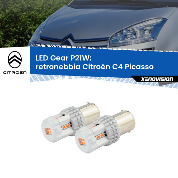 <p>Coppia <strong>LED P21W Rossi per </strong><strong>Retronebbia</strong> <strong>Citroën</strong> <strong>C4 Picasso </strong> 2006 - 2013: ultracompatti, illuminazione a 360 gradi e Canbus. Qualità Massima.</p>
<div> </div>