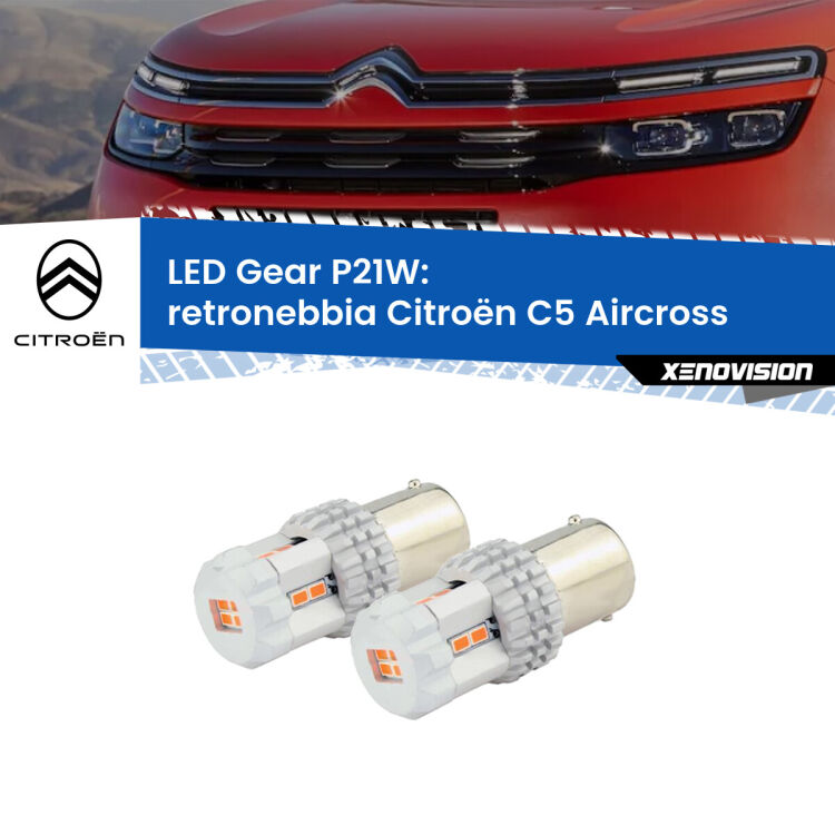 <p>Coppia <strong>LED P21W Rossi per </strong><strong>Retronebbia</strong> <strong>Citroën</strong> <strong>C5 Aircross </strong> 2017 in poi: ultracompatti, illuminazione a 360 gradi e Canbus. Qualità Massima.</p>
<div> </div>