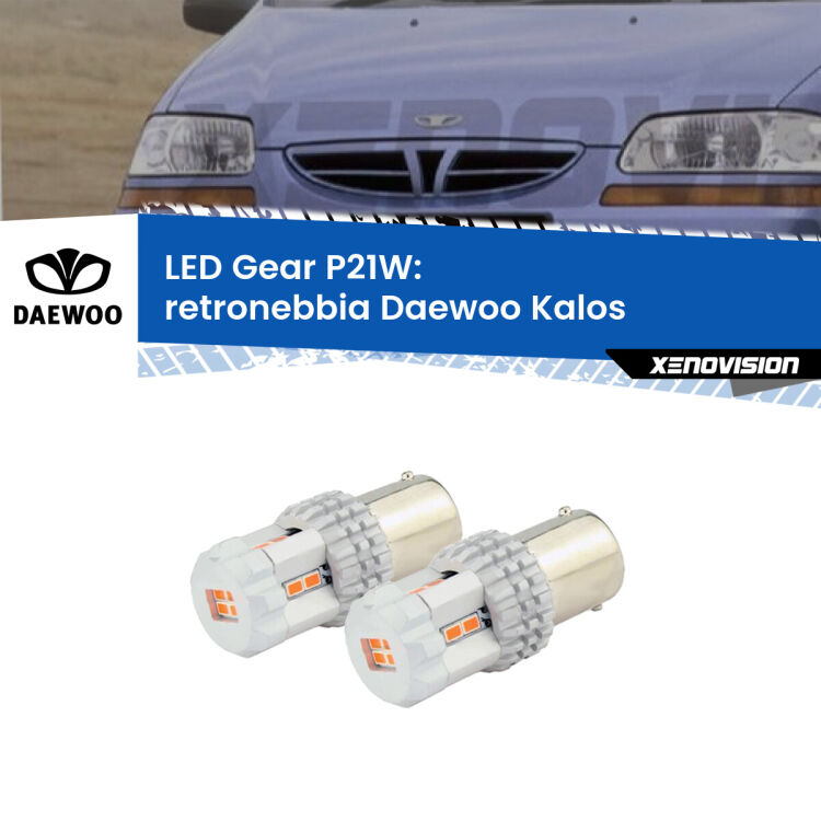 <p>Coppia <strong>LED P21W Rossi per </strong><strong>Retronebbia</strong> <strong>Daewoo</strong> <strong>Kalos </strong> 2002 - 2004: ultracompatti, illuminazione a 360 gradi e Canbus. Qualità Massima.</p>
<div> </div>